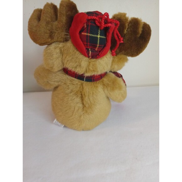 Vintage 1997 Winter Season Moose Beige Plush Toy, Soft Stuffed Animal Toy 14" IN - Picture 3 of 6